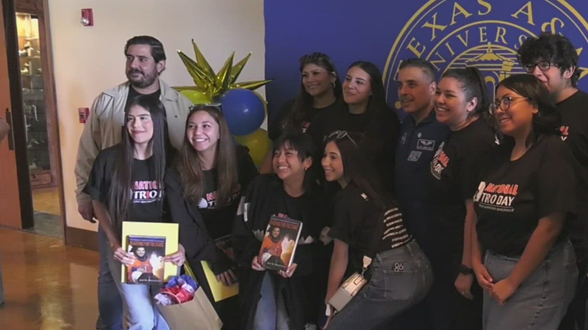 Students at Texas A&M University Kingsville welcomed former NASA astronaut Jose Hernandez for 'TRIO Day'.