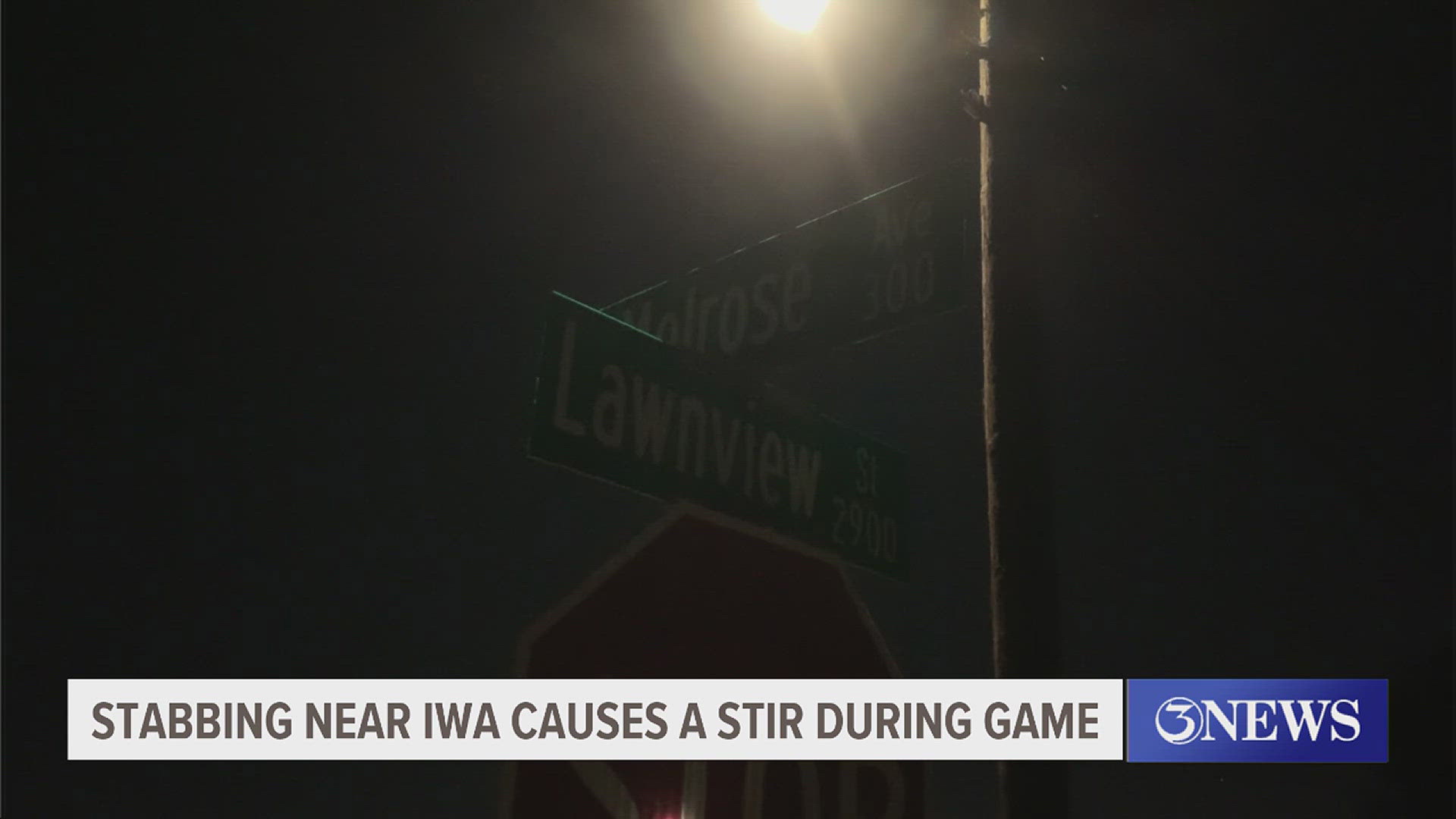 A stabbing at a home near Incarnate Word Academy disrupted the school's homecoming game. 