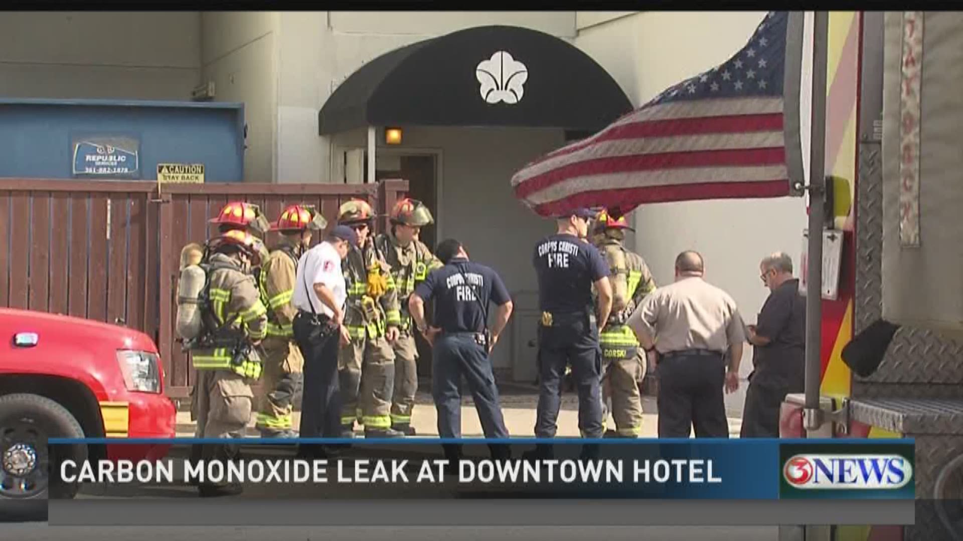 Hotel evacuated for carbon monoxide leak