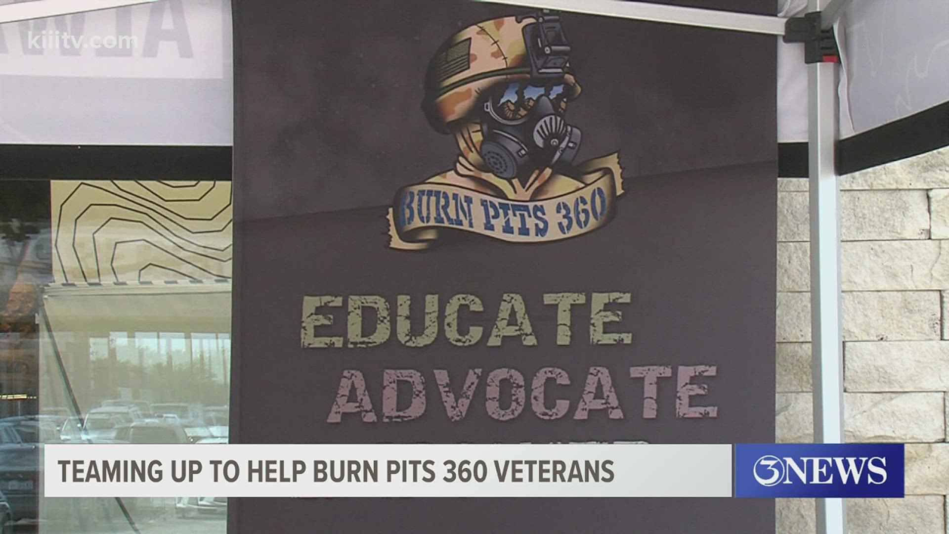 Two groups are coming together to try and help veterans exposed to toxic burn pits in the Middle East while on deployment during the Gulf Wars.