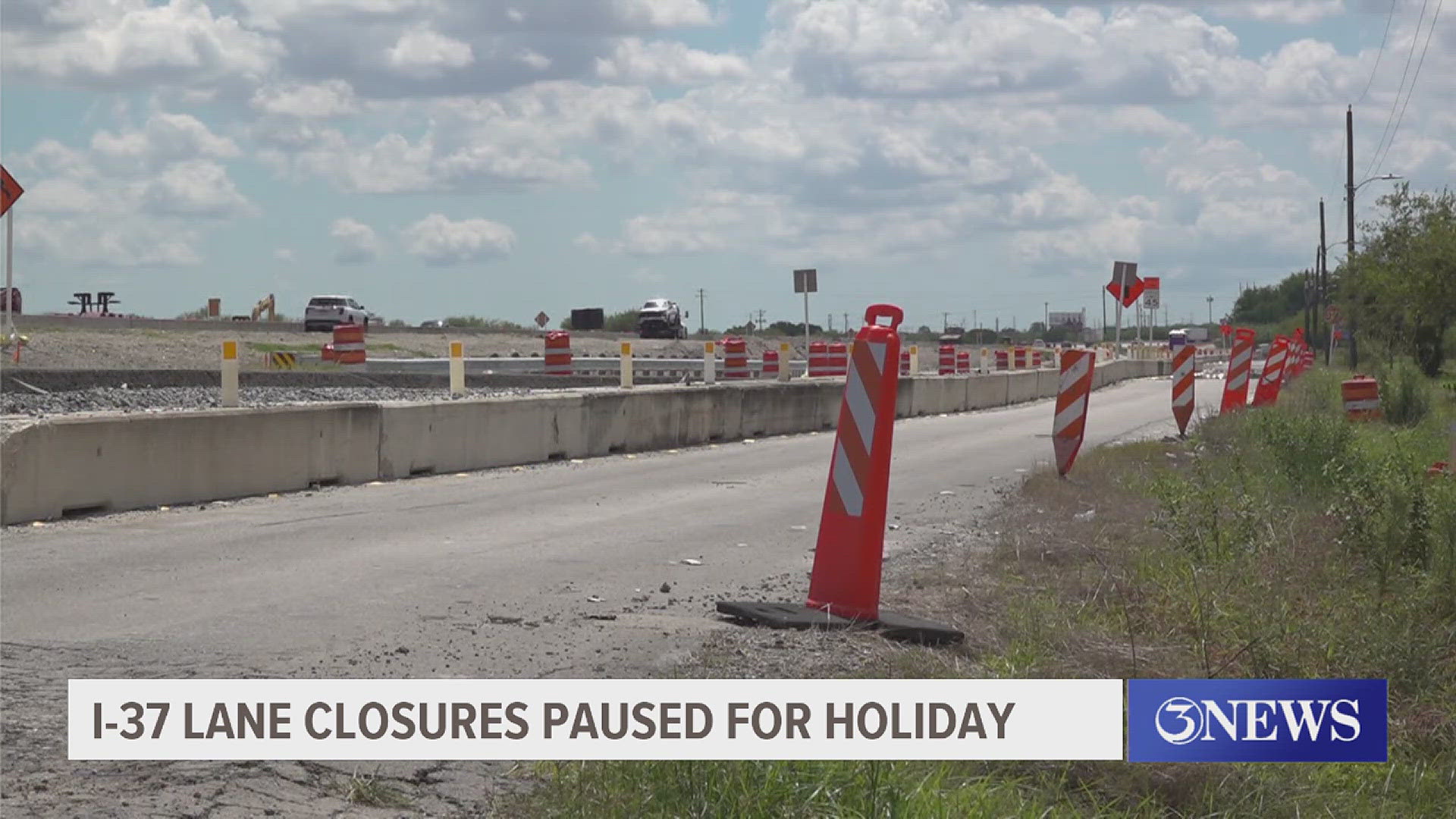 The closures will pause starting Wednesday.