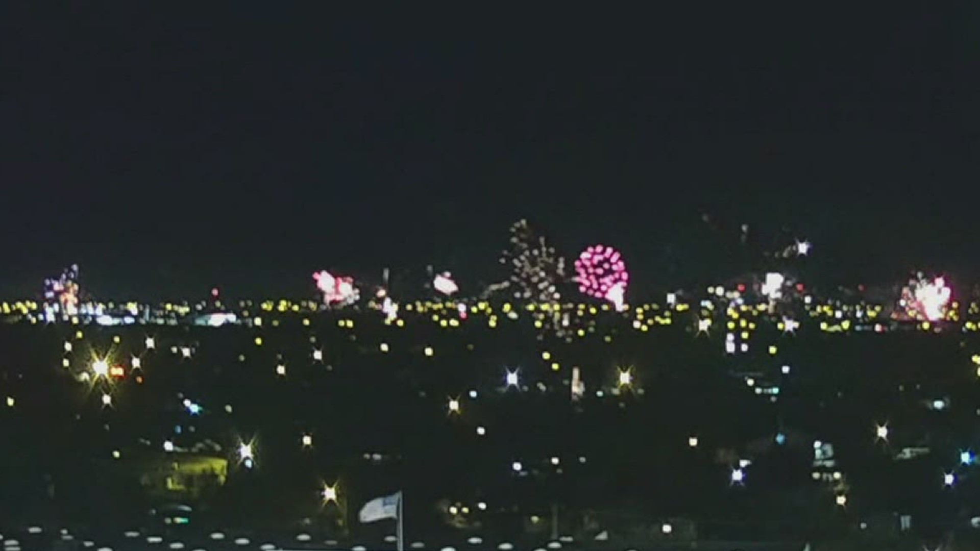 In addition to the firework calls, police say there were also 10 DWI arrests over the New Year's holiday.