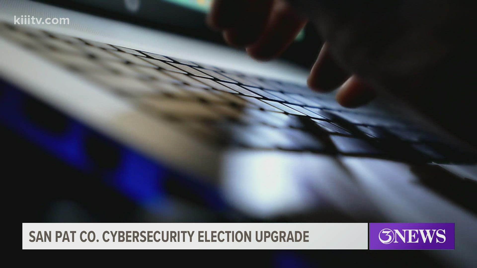 The Elections Administration Office in San Patricio County asked for and received this month more than $40,000 for cybersecurity upgrades.