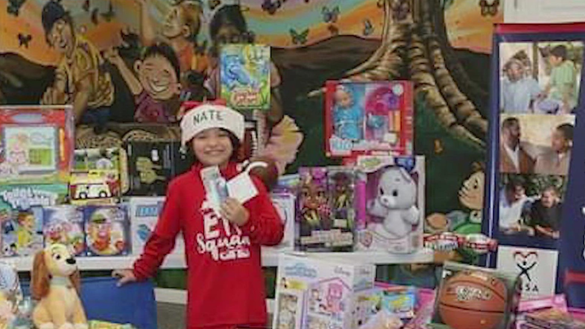 Nate's Next Kid Up program has one goal in mind: get as many toys as possible, so every child can have a Merry Christmas.