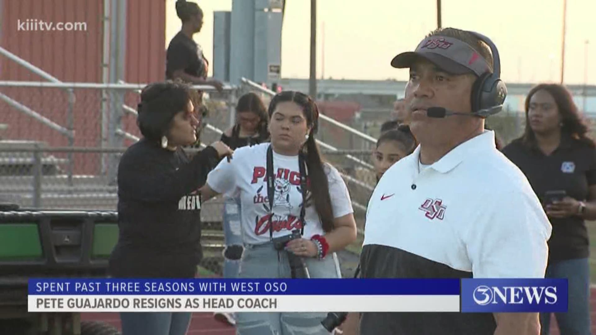 A source with West Oso has confirmed with 3News that head football coach Pete Guajardo has resigned from his position after three seasons with the program.