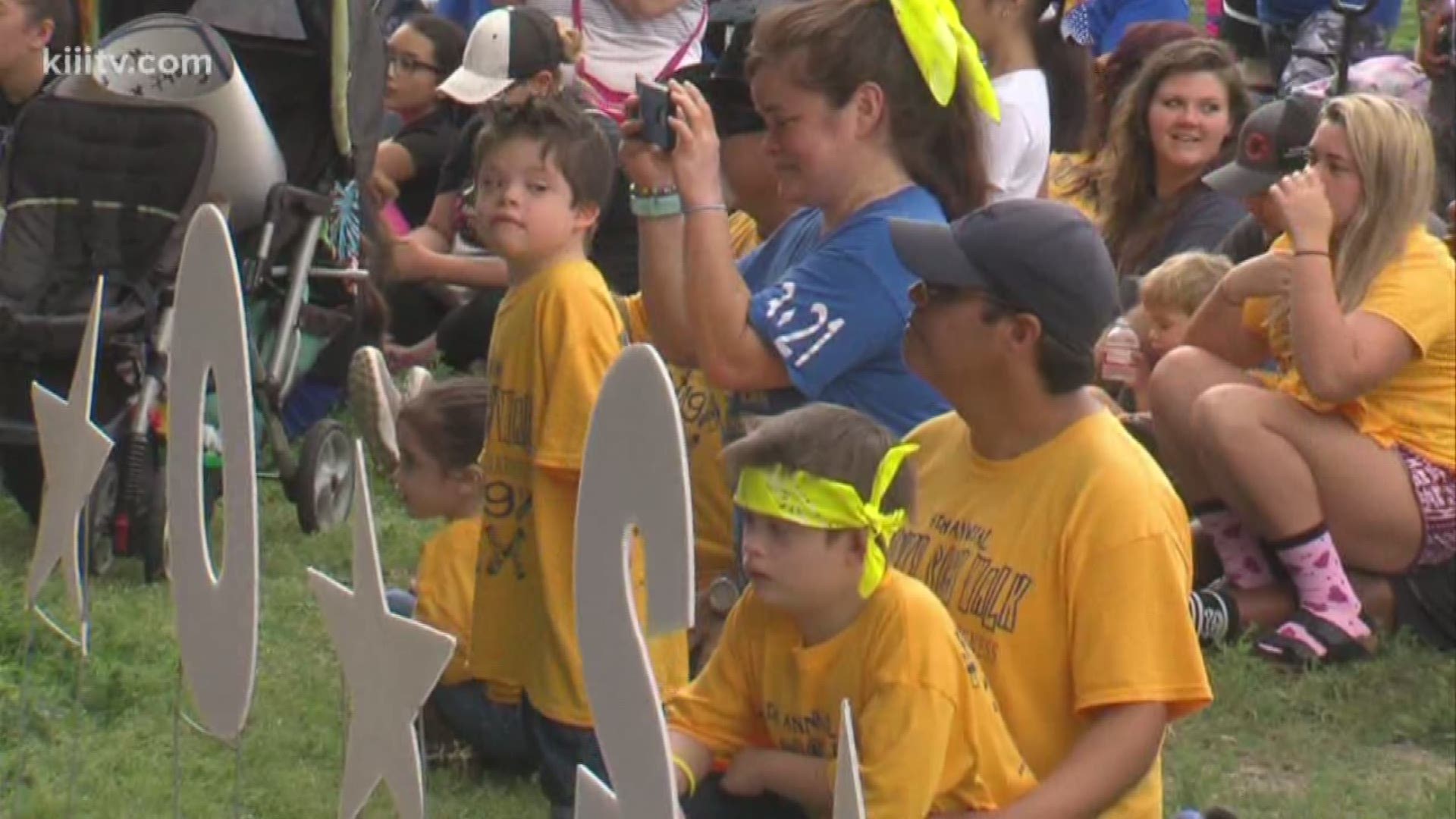 The walk promotes Down syndrome awareness and research