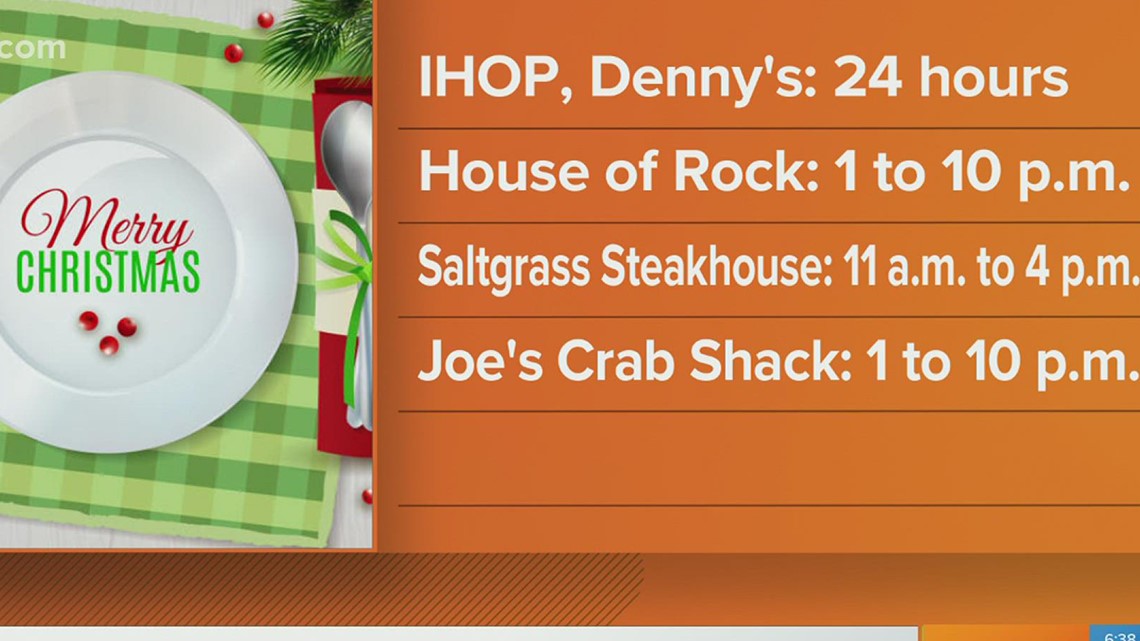 Denny's & IHOP Menu & Hours Near Me: Is it Open On Christmas 2017