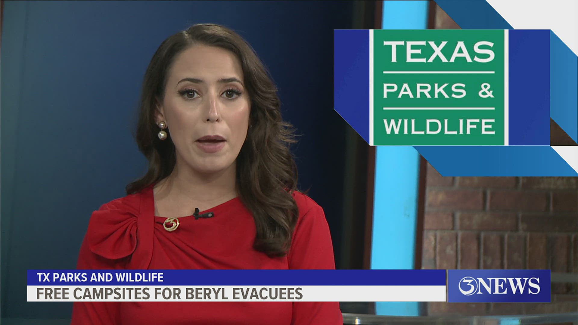 Texas Parks and Wildlife is offering free camping at Lake Corpus Christi and Goose Island State Park for those that have had to evacuate due to Beryl.