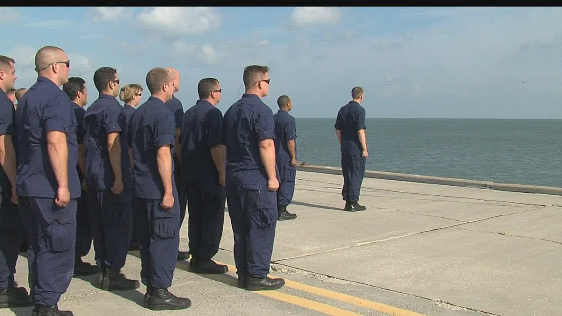 It was a somber moment Thursday at Naval Air Station-Corpus Christi as the U.S. Coast Guard took time to remember a crew lost at sea more than 40 years ago.