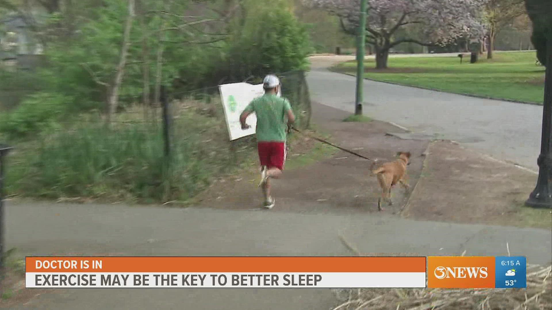 In a study done by the Mayo Clinic, research finds that exercise may be the solution to your sleepless nights.