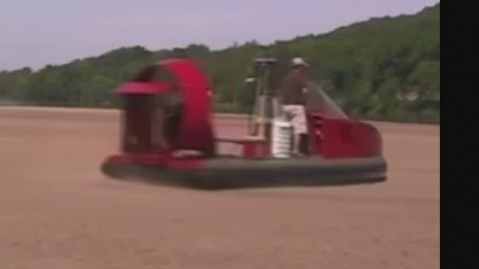 According to Kleberg County Sheriff Richard Kirkpatrick, new hovercraft technology is capable of surveillance that can get in and out of the narrow Los Olmos Creek.