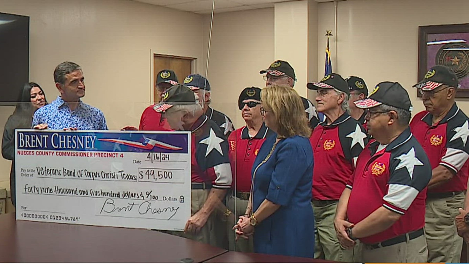 Nueces County Precinct 4 is awarding the band nearly $50,000 thousand dollars!
