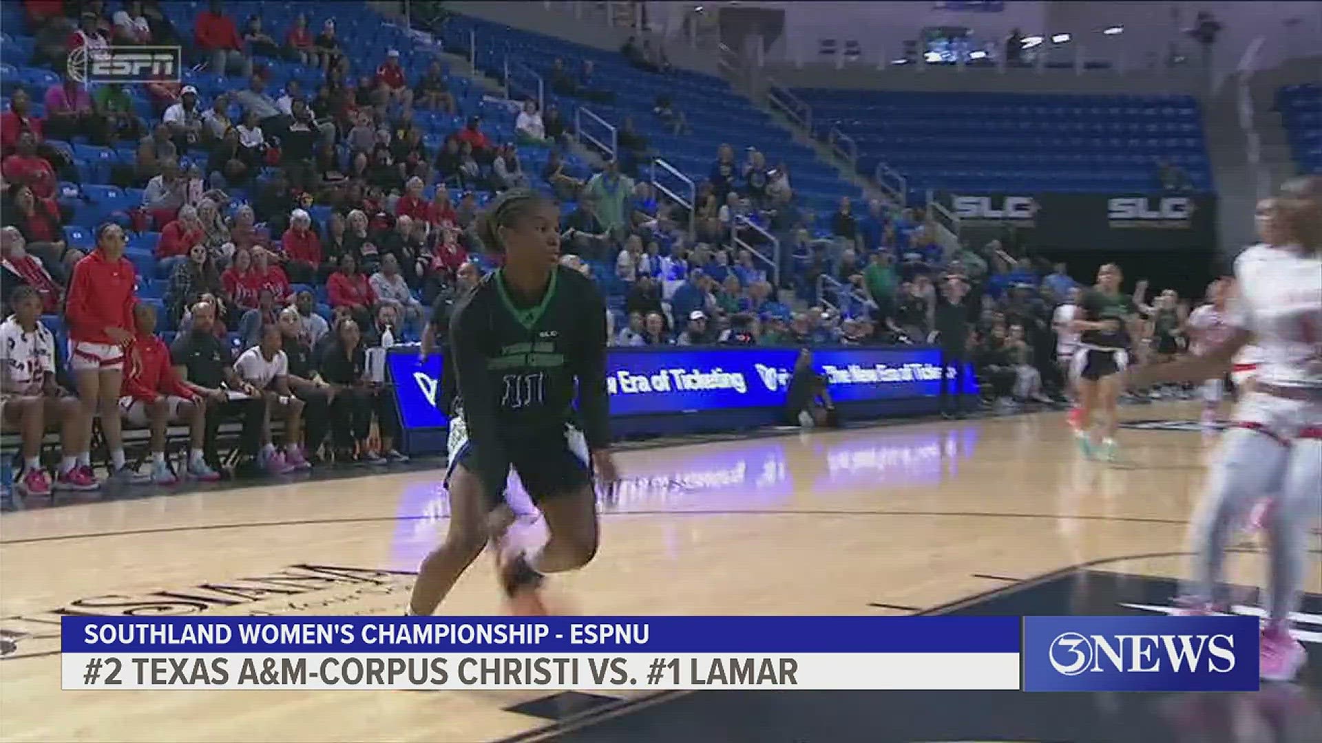 Texas A&M-Corpus Christi topped Lamar 68-61 to move on to their first March Madness tournament. Highlights courtesy ESPN+.