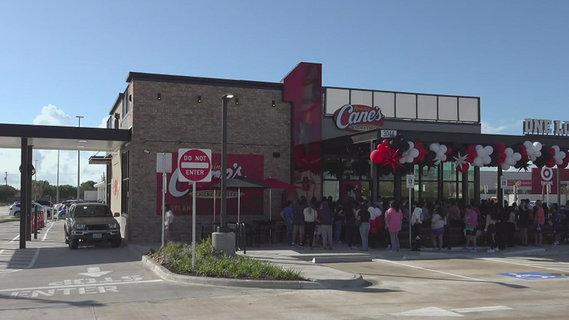 The Texas State Aquarium will be hosting the fundraiser at the new Raising Canes location in Portland.