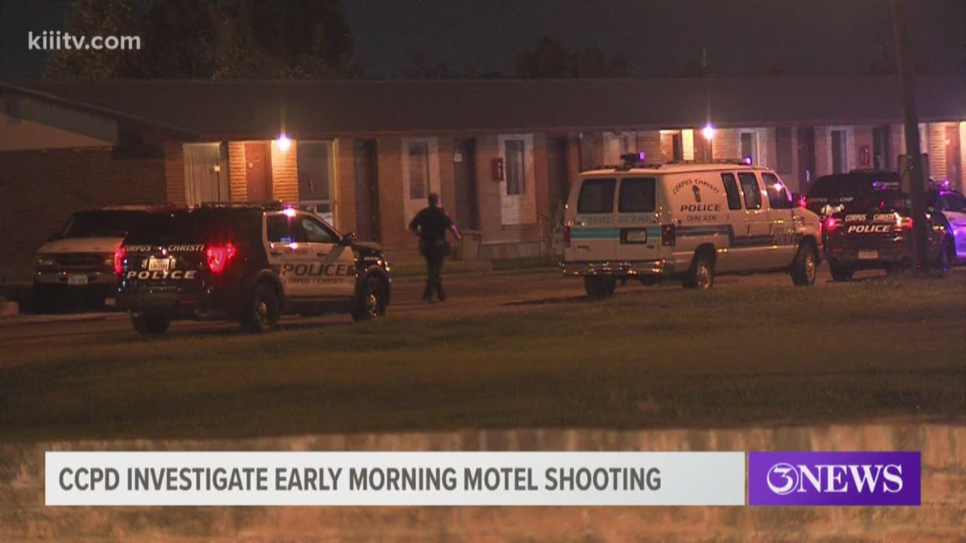 According to police, a 27-year-old man and female arrived at the Padre Motel and got into an argument with another man.