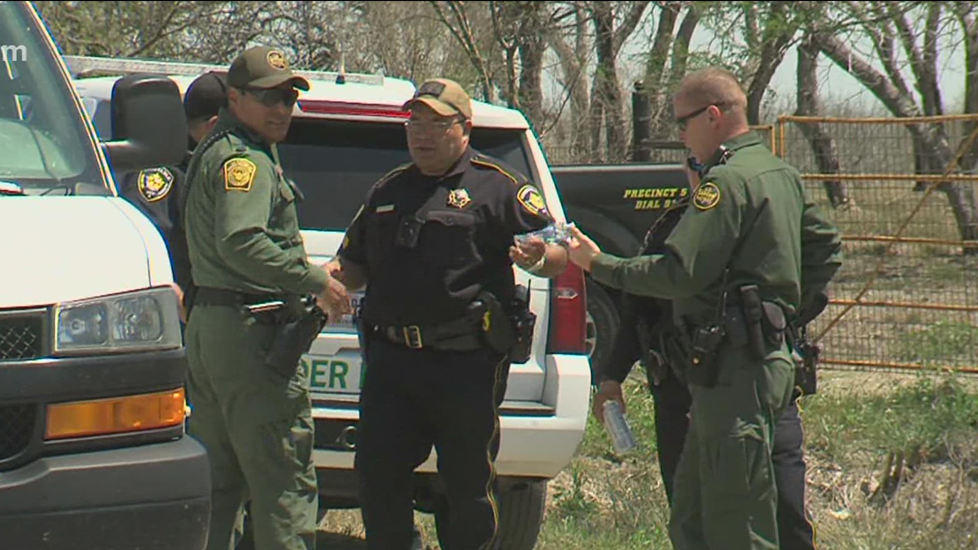 Instead of pulling over, the driver took off before 10 people believed to be from Guatemala ran out of the vehicle and into the nearby brush.