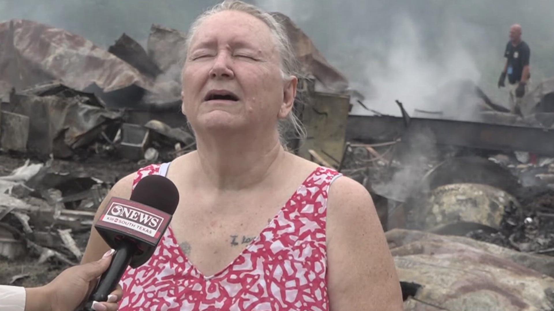 Fire, 35-MPH winds combine to destroy Ingleside resident's home Tuesday ...