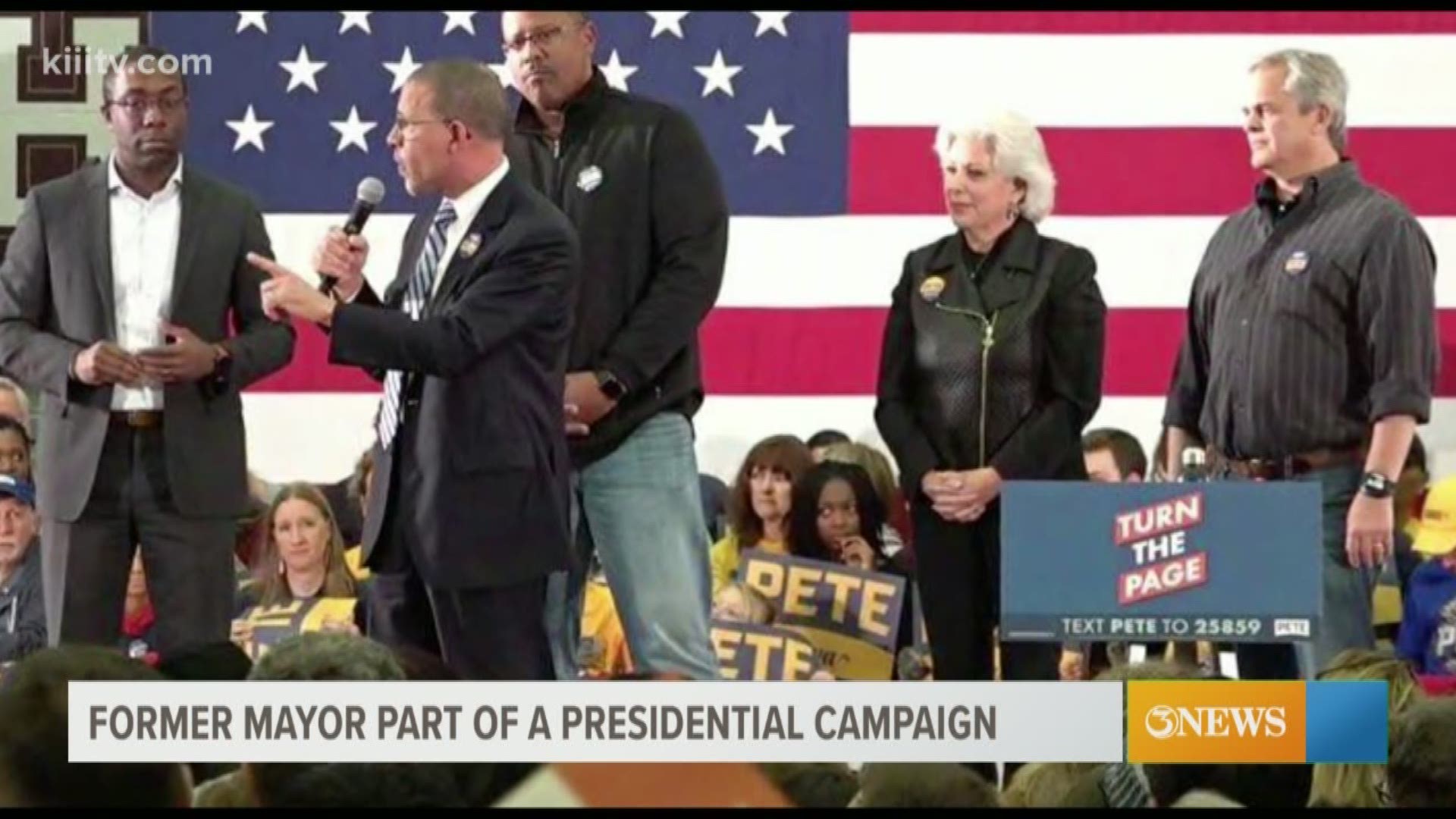 Former Corpus Christi Mayor Nelda Martinez has been on the campaign trail with Pete Buttigieg and spoke with 3News on Tuesday.