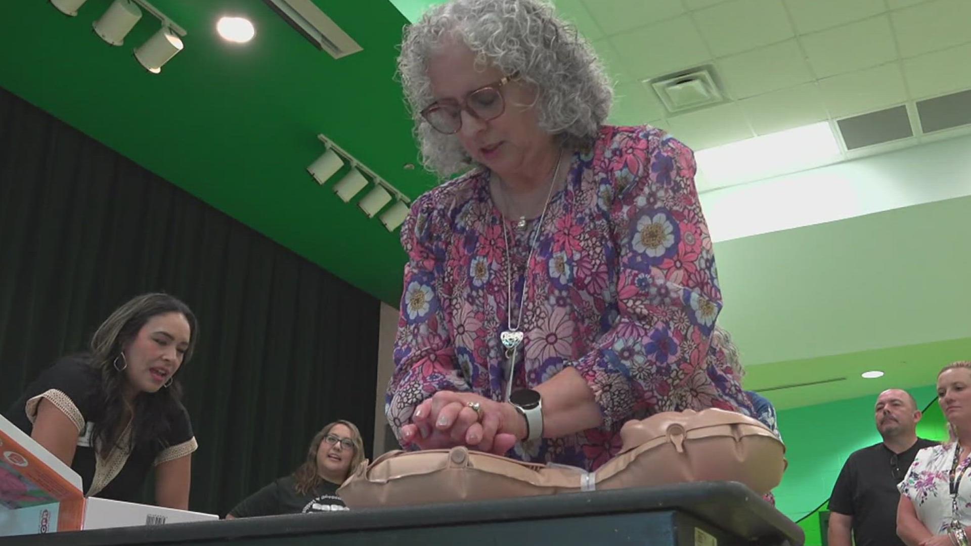 CPR training is important for educators to learn in case of an emergency in the classroom.