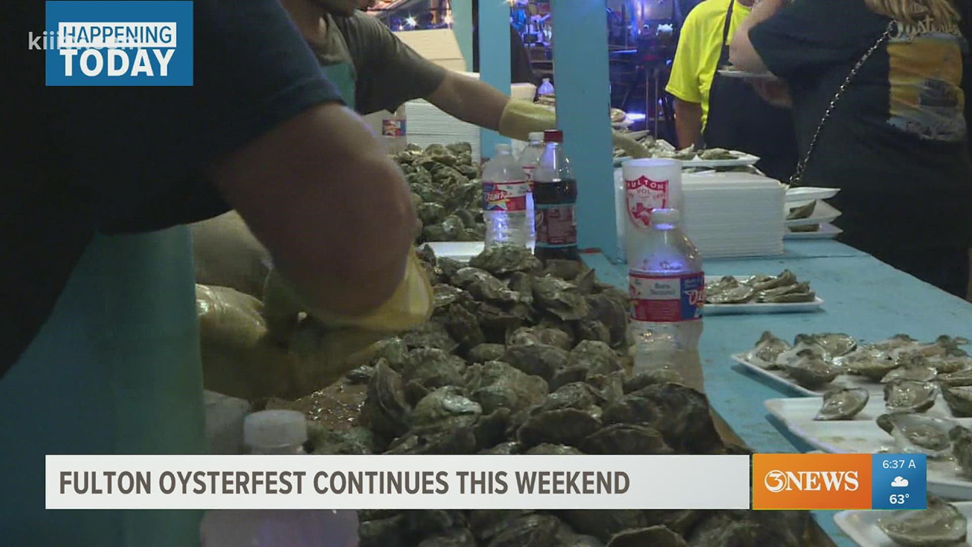 Fulton Oysterfest continues Friday and benefits the Fulton Volunteer Fire Department.