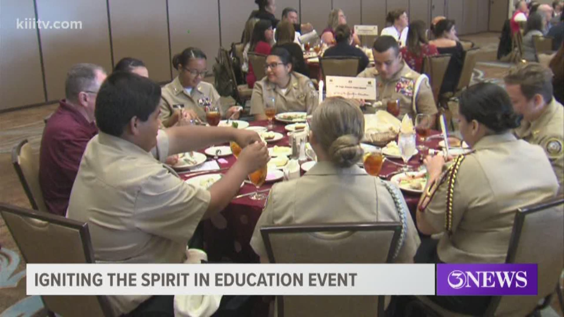 he luncheon was held to give an update on the status of education in front of legislators.
