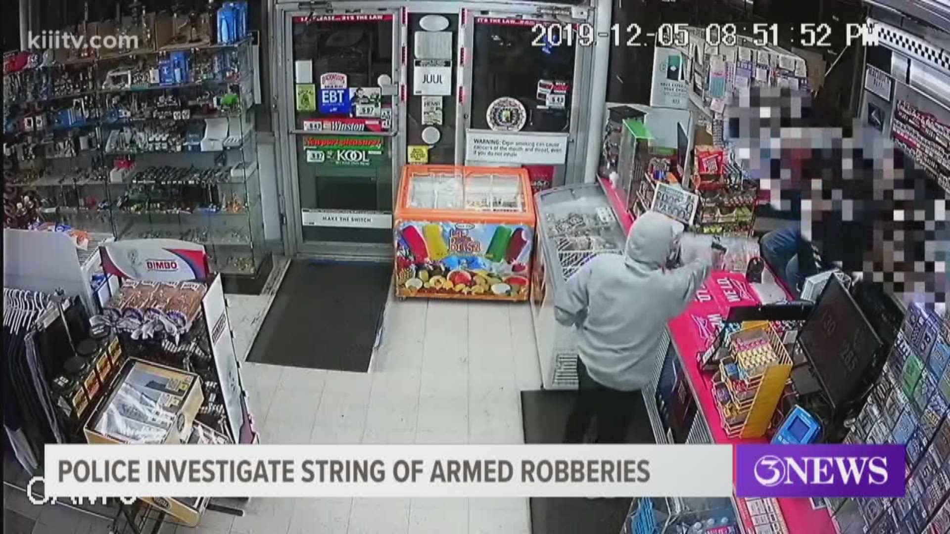 Within the last 24 hours, police arrested eight people who are said to be persons of interest in the robberies in Corpus Christi.