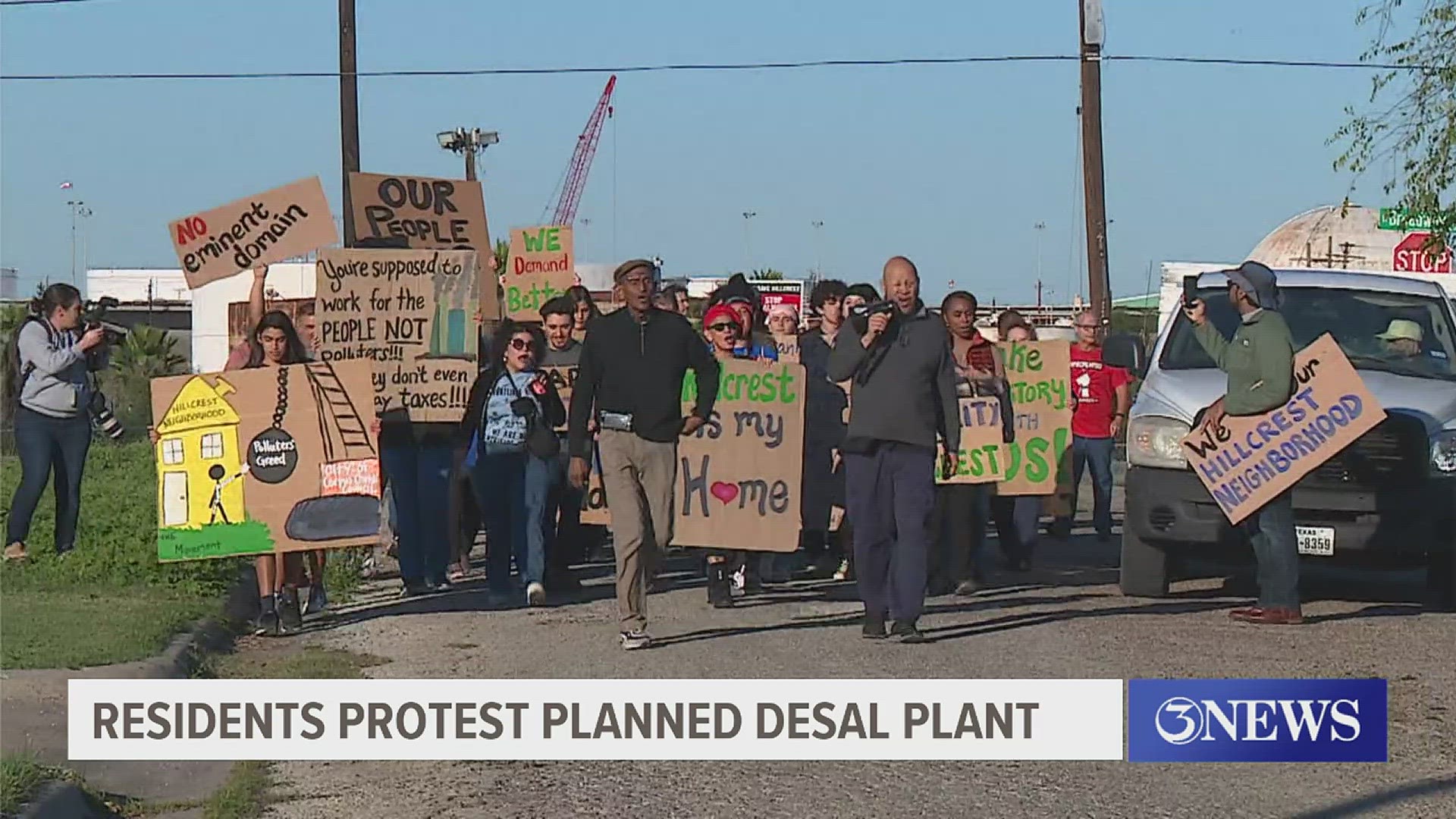 The Hillcrest Residents Association not only took their message to the streets, but said they also plan to continue to fight to keep the plant from being built.
