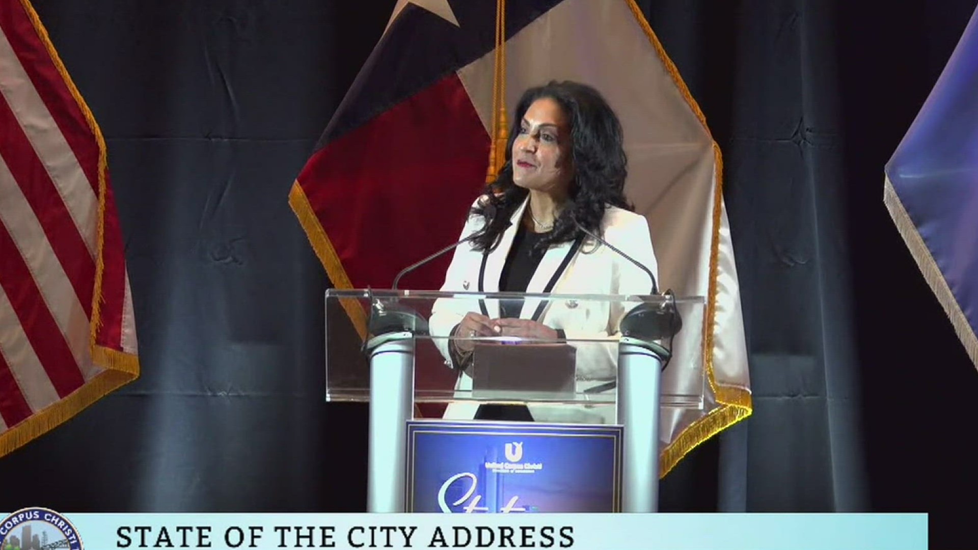 Corpus Christi's mayor details the plans for fixing the cities roads.