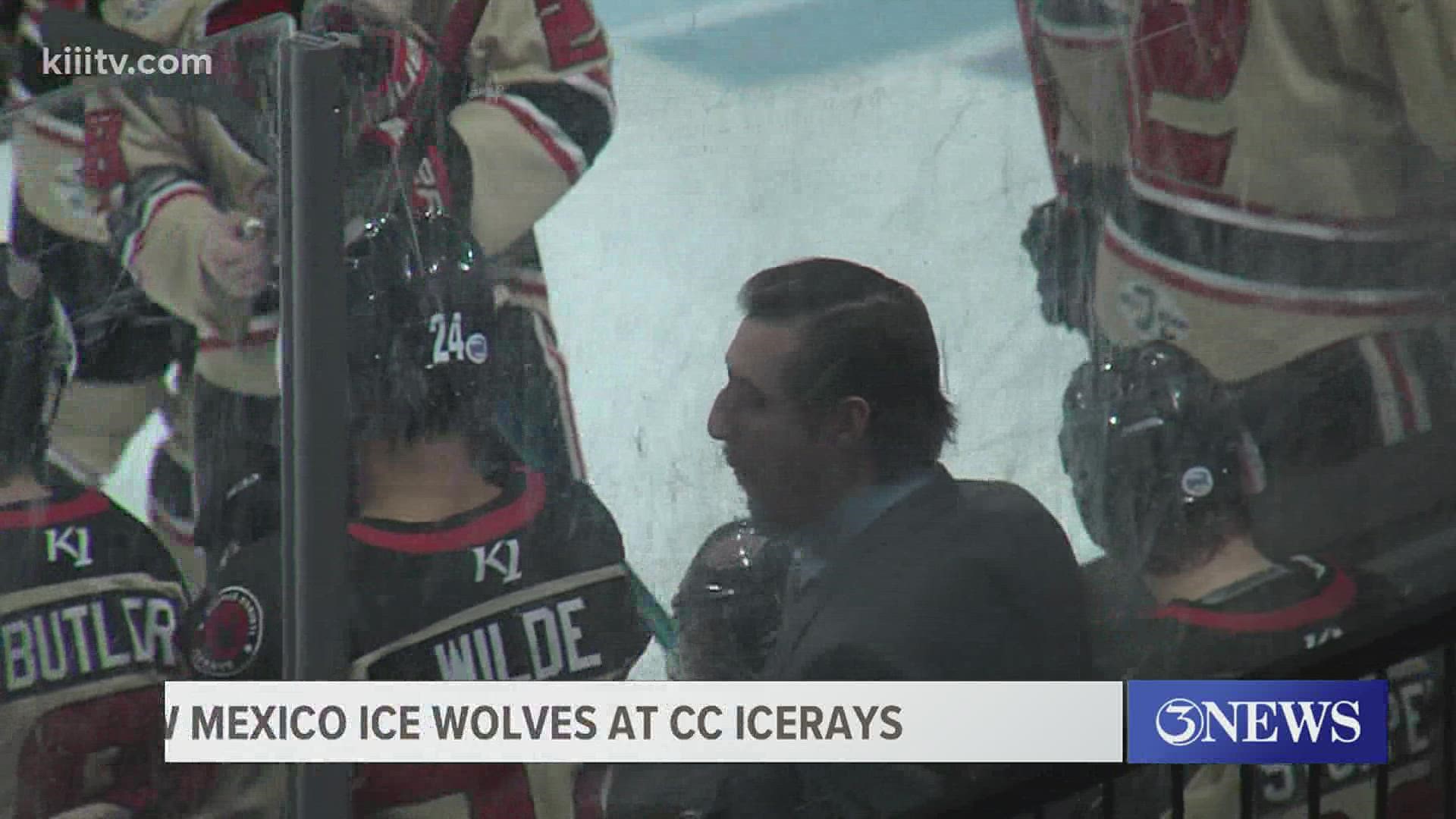 Corpus Christi couldn't shut down the Ice Wolves in the second period in a 4-1 loss Friday night.