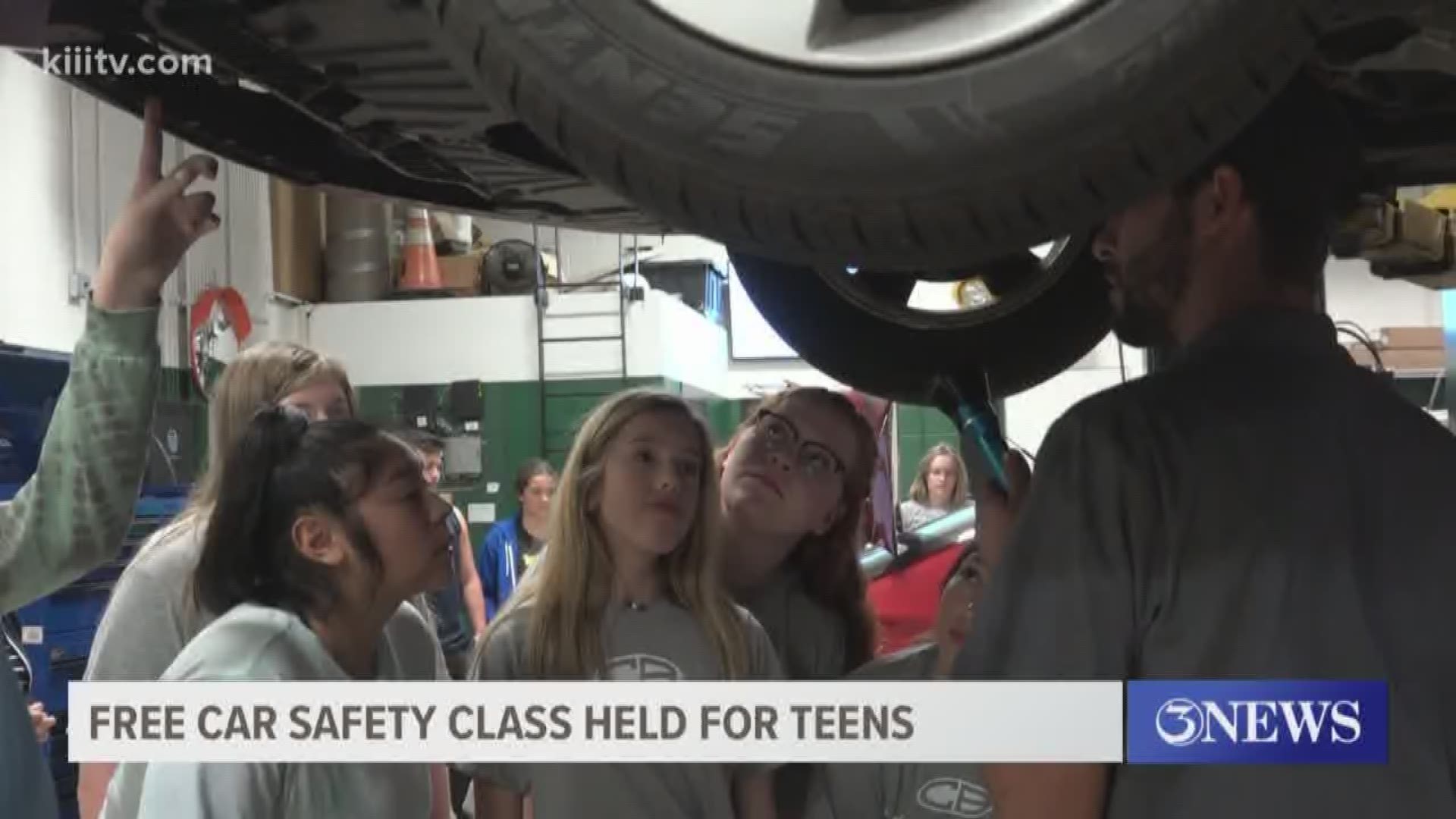 A free car safety class was held Tuesday at Christian Brothers Automotive off South Staples Street.