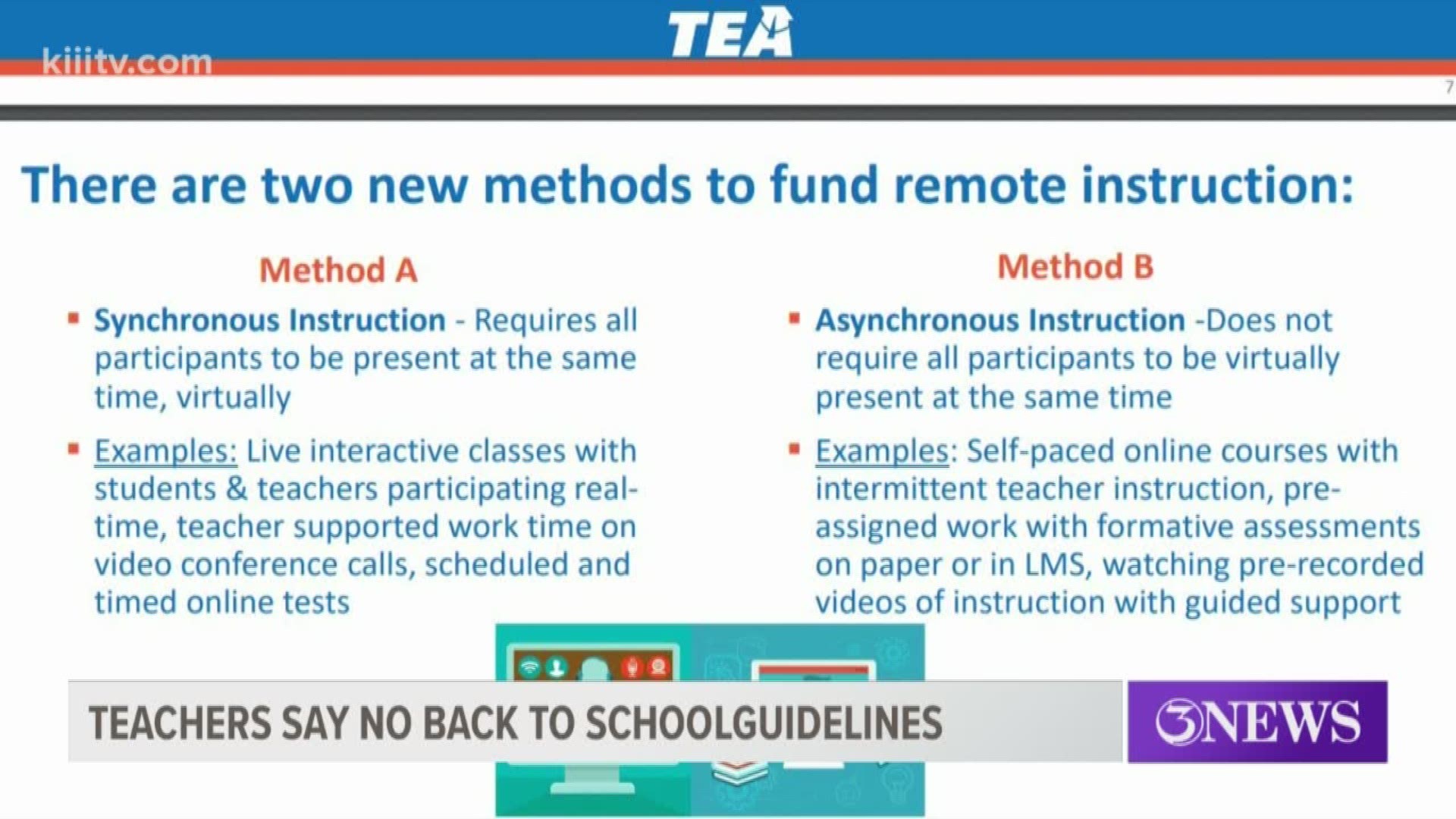 The latest communique from the Texas Education Agency was titled guidelines, but only offered how it was going to determine school funding and attendance.