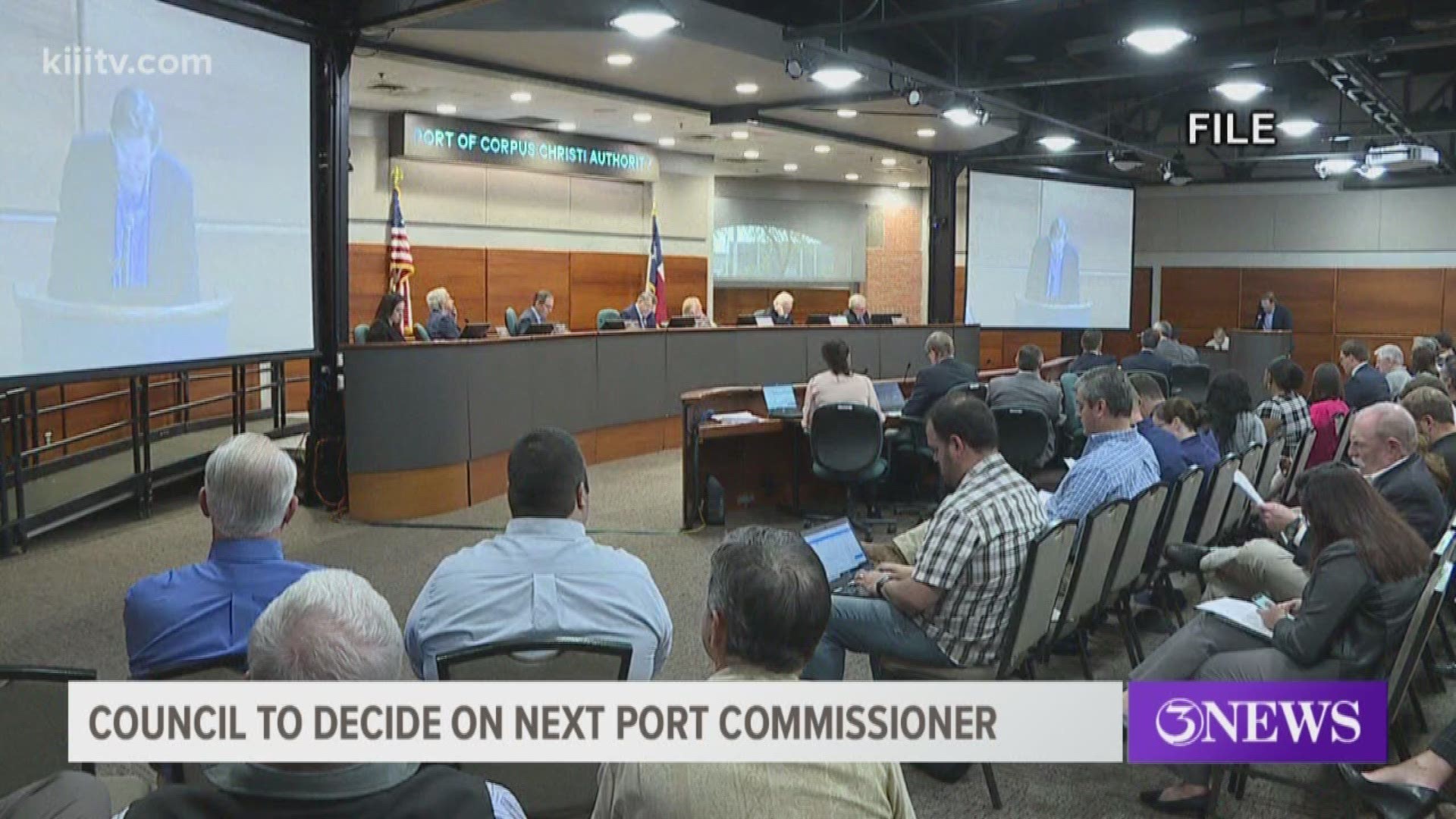 Following the sudden resignation of port commissioner Wayne Squires in December,  Corpus Christi City Council is now deciding who will fill the seat.