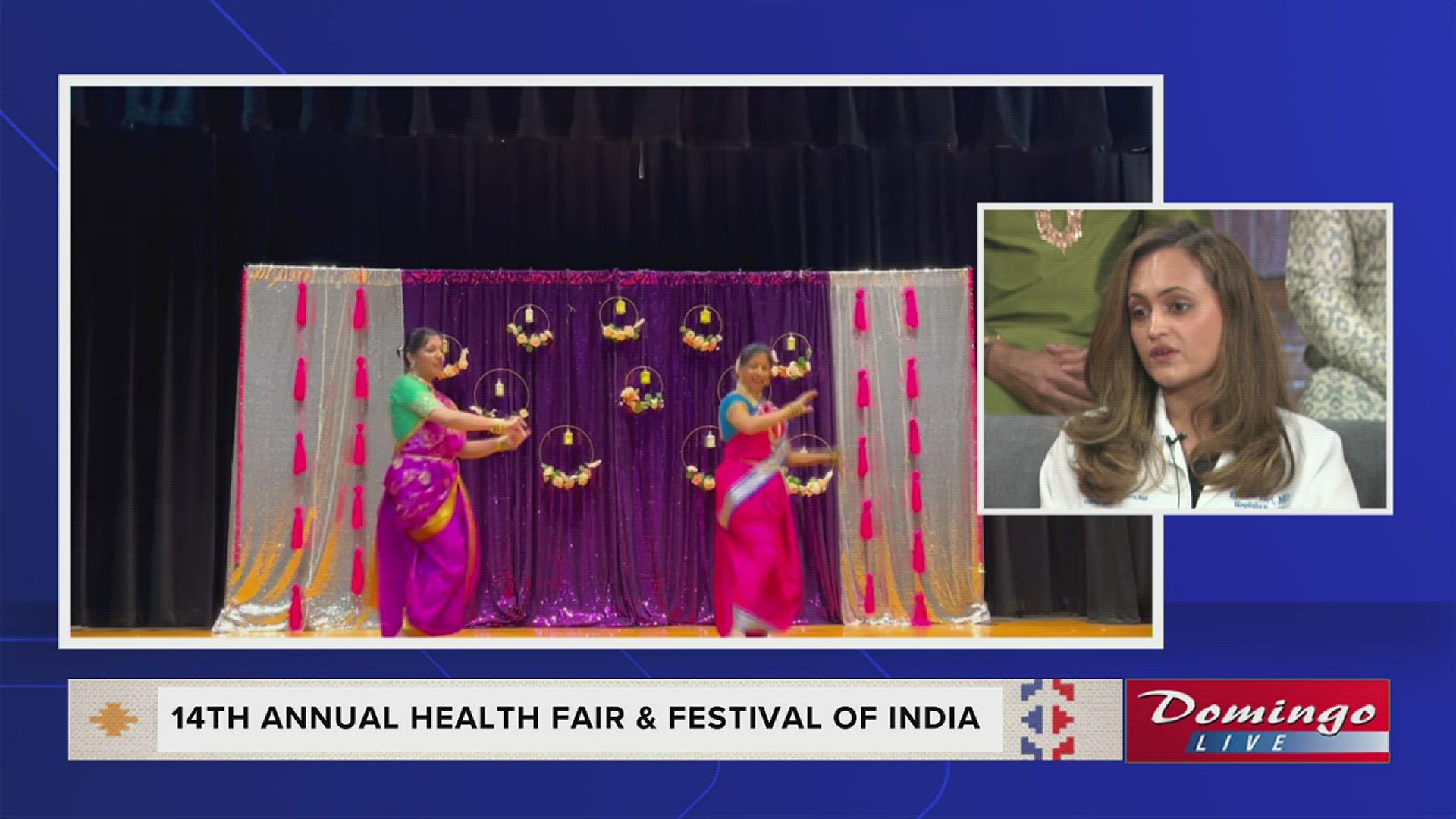 Organizers of the 14th Annual Health Fair & Festival of India joined us on Domingo Live to share their fest's origins and invite the public to the free event Dec. 2.