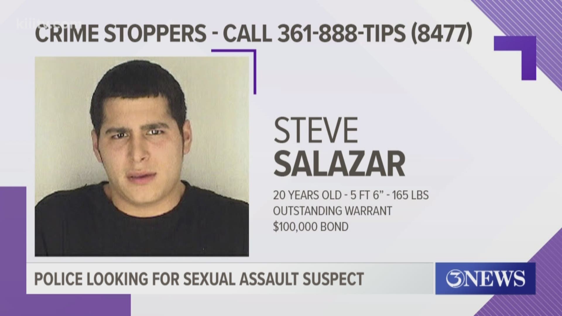 CCPD are on the lookout for a man they say is wanted for the sexual assault of a child.