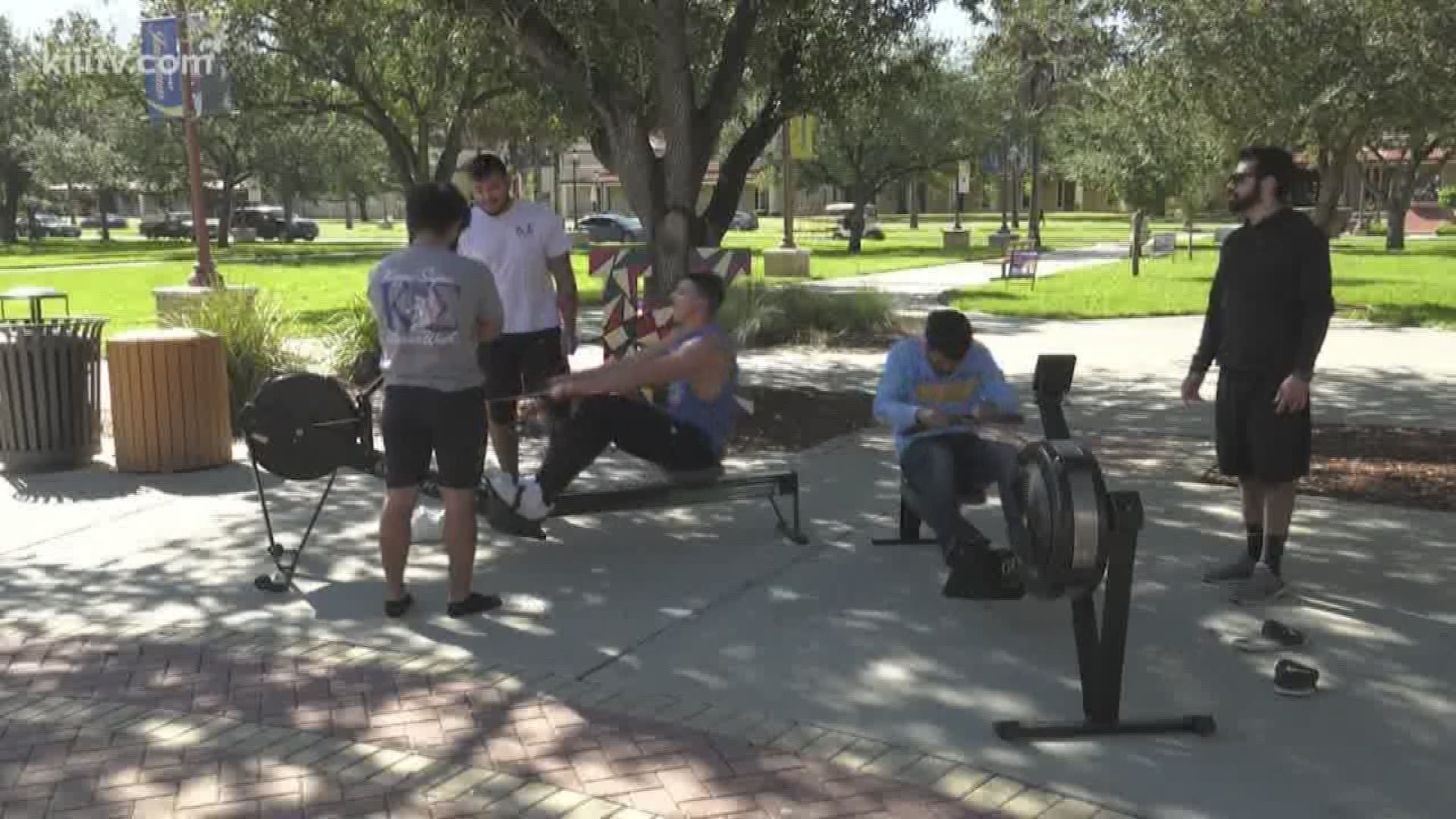 A Texas A&M University-Kingsville fraternity wants to give back to veterans in a unique way -- rowing.