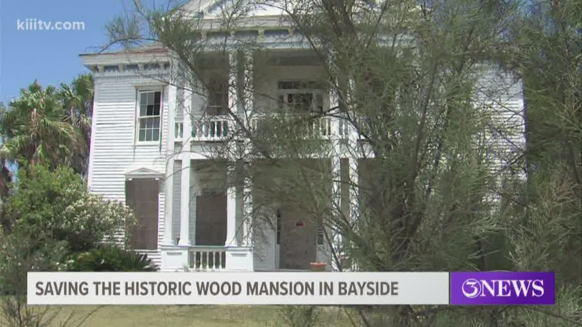 An important historical marker in Bayside, Texas, is getting a new lease on life. Thanks to some passionate citizens and two brothers from San Antonio, a $250,000 grant has been secured through the Texas Historical Commission to help restore the famous Wood Mansion.