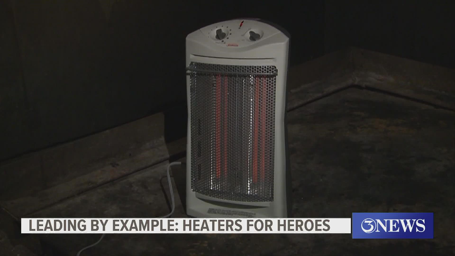 Since Salinas started the program, 10 heaters have been given to veterans who have served all over the country.