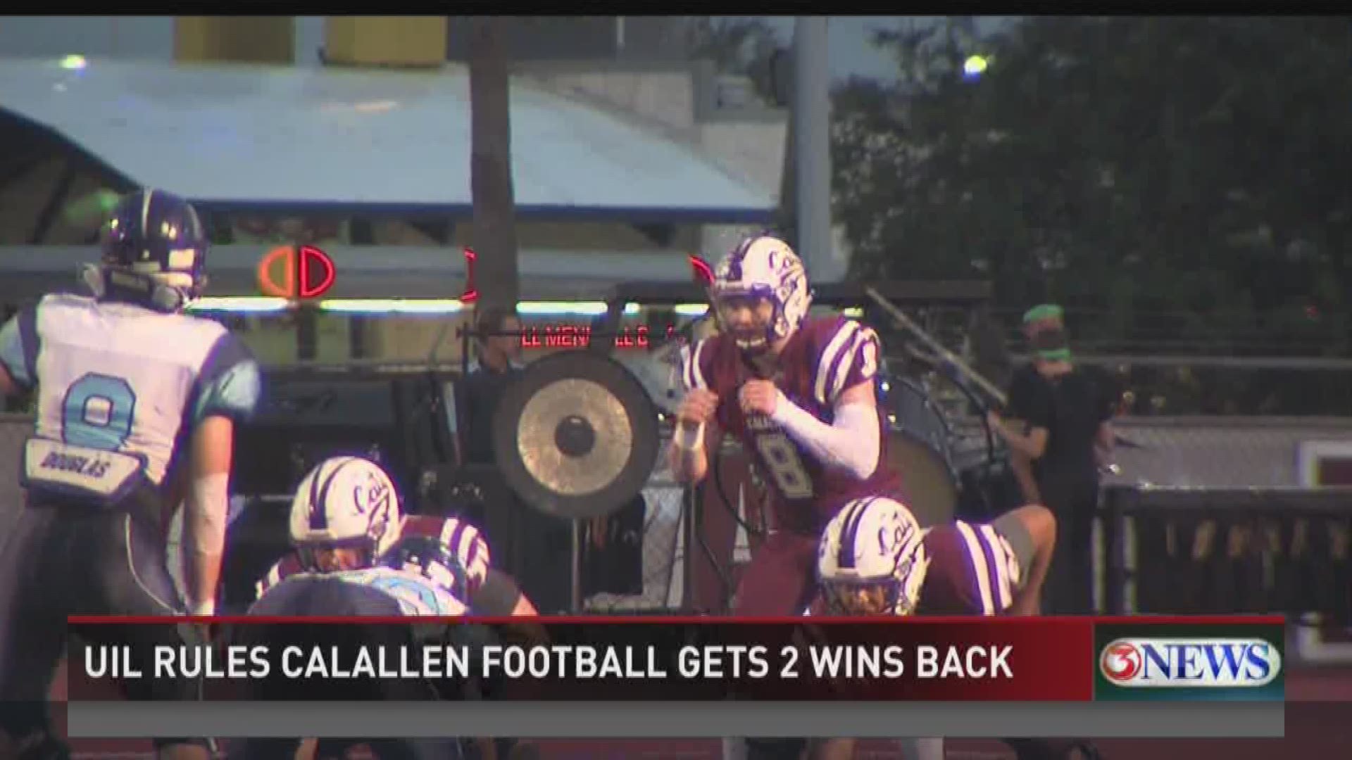 The Calallen Wildcats have officially won their appeal with the UIL and will regain their wins versus the Carroll and King high school football teams.
