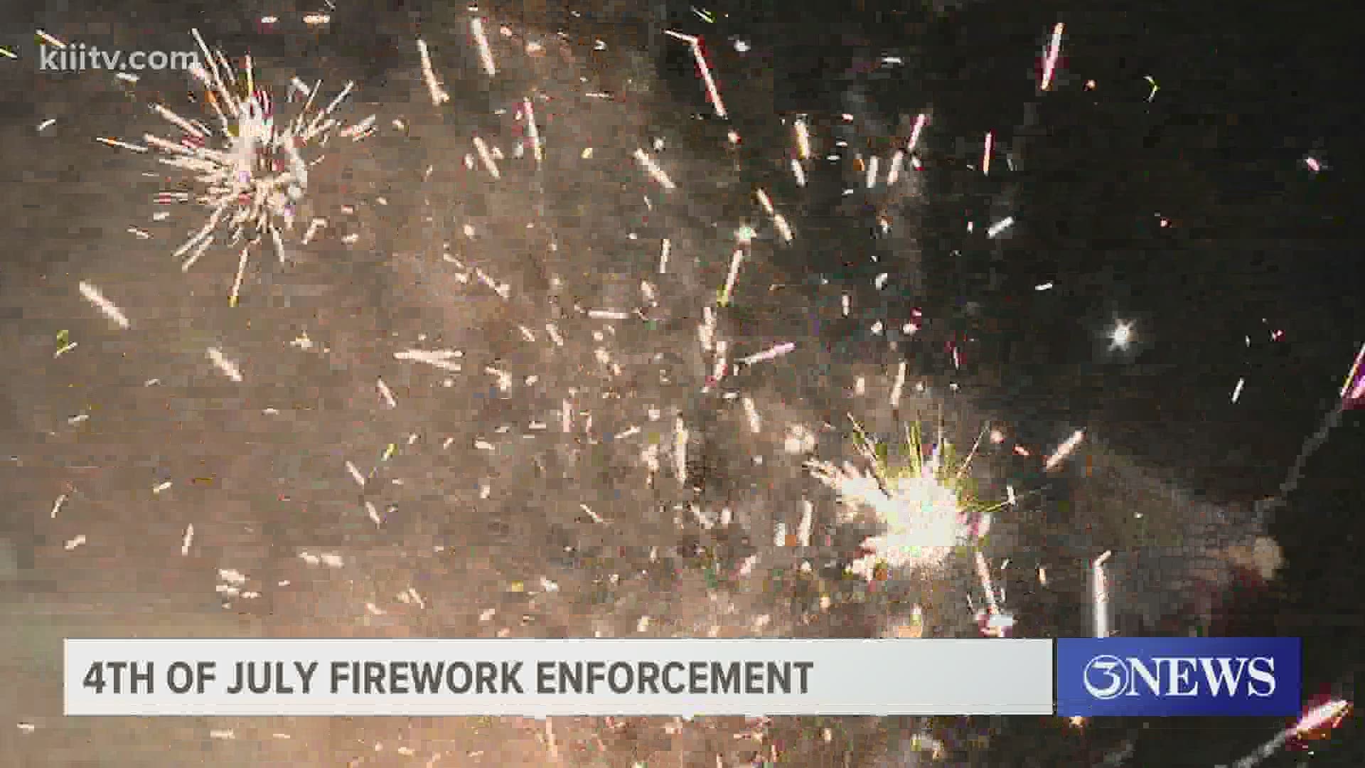 If caught, you could face a fine up to $2,000 per opened package of fireworks.