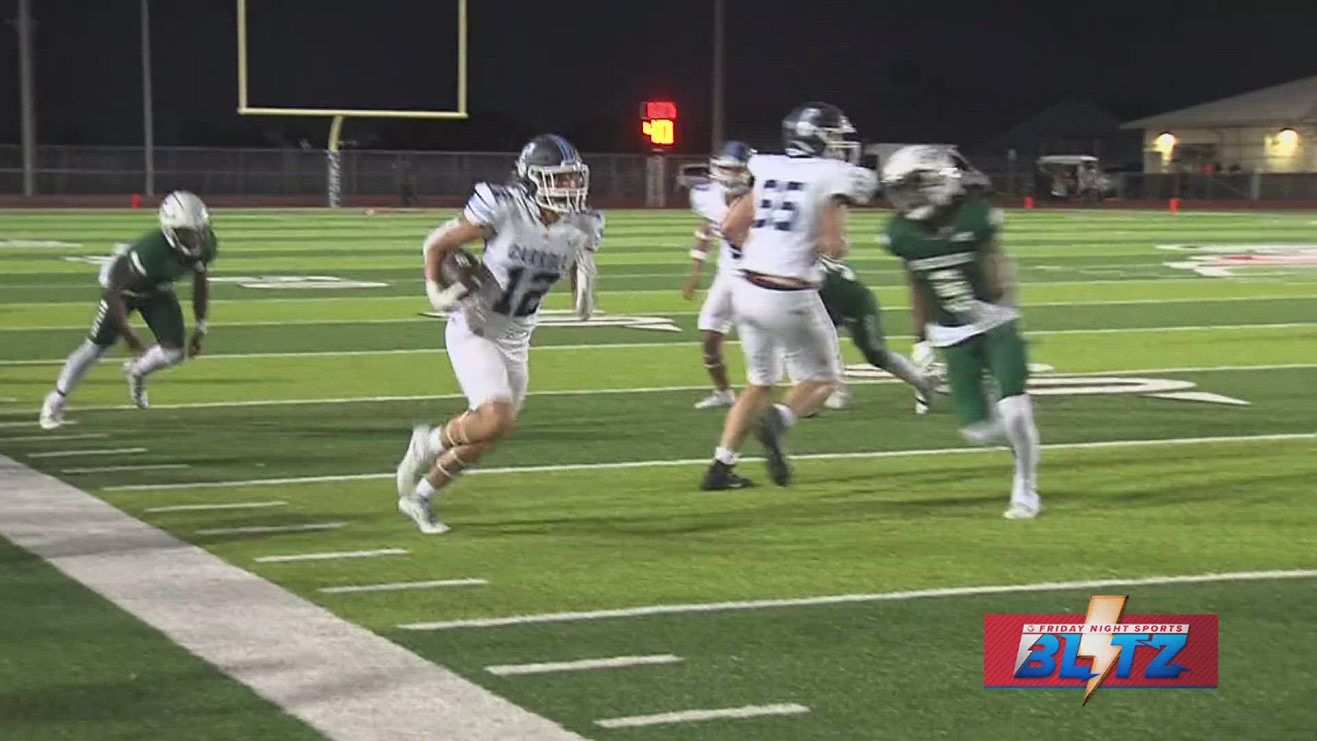 Carroll's Ryan Guerra wins Play of the Week with one-handed interception.