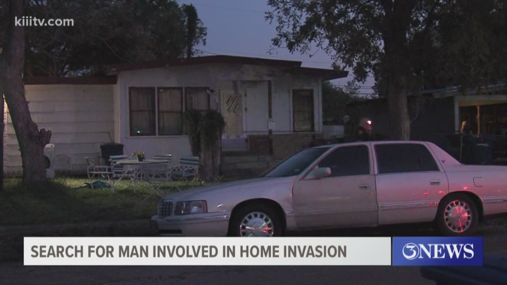 Police are searching for one of the men responsible for a home invasion on Kirkwood Drive near Gollihar that left two people inside the home hurt.
