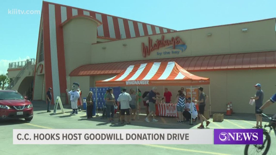 Hooks, Whataburger team up with Goodwill for 7th annual donation drive