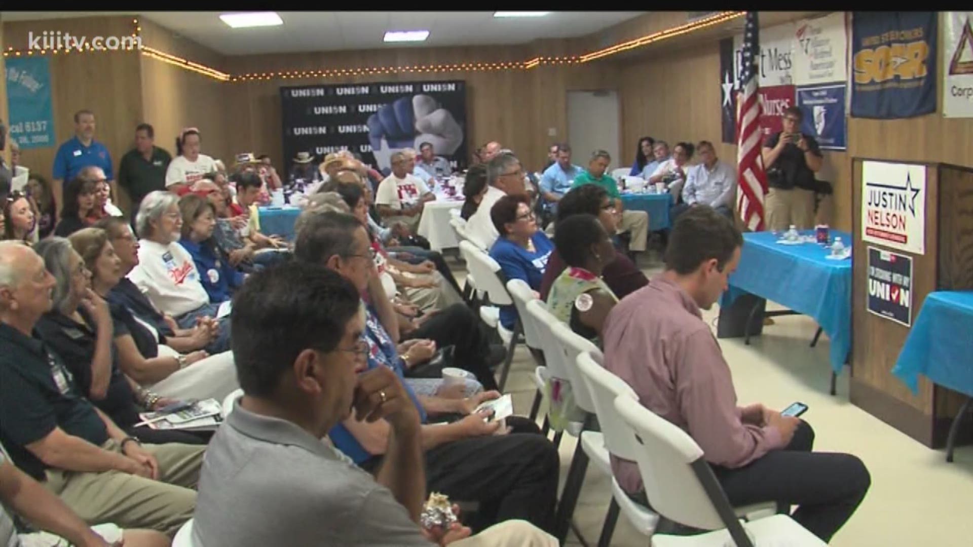 It was a packed house Monday morning at the local Communications Workers of America Hall as union members mingled with politicians and regular folks for Labor Day. 