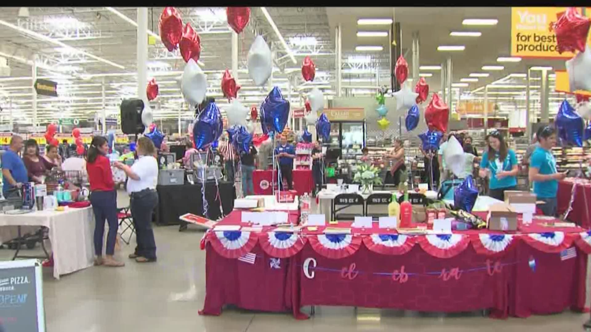 For about a year in a half, the new upgrades for the HEB plus on Staples and Saratoga celebrated customer appreciation day.