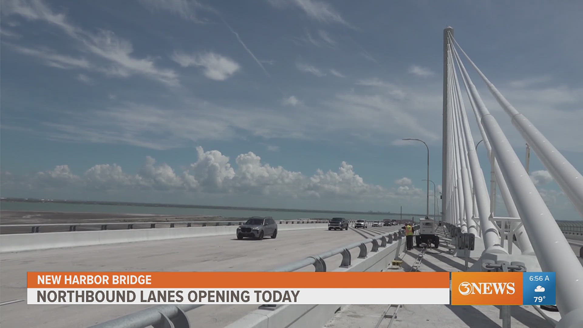 Harbor Bridge lanes opening Tuesday