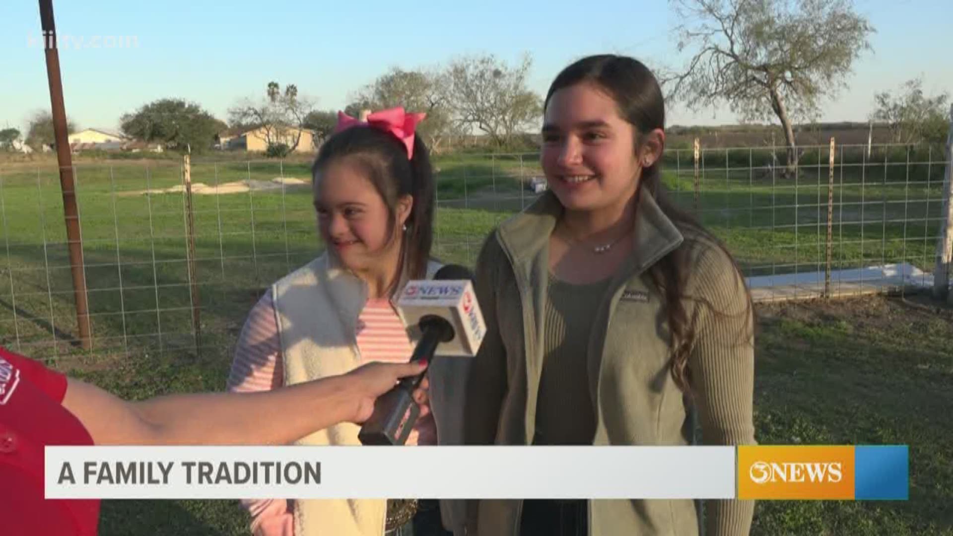 Emma and Jaclyn Pena have plenty experience when it comes to caring for their hogs.