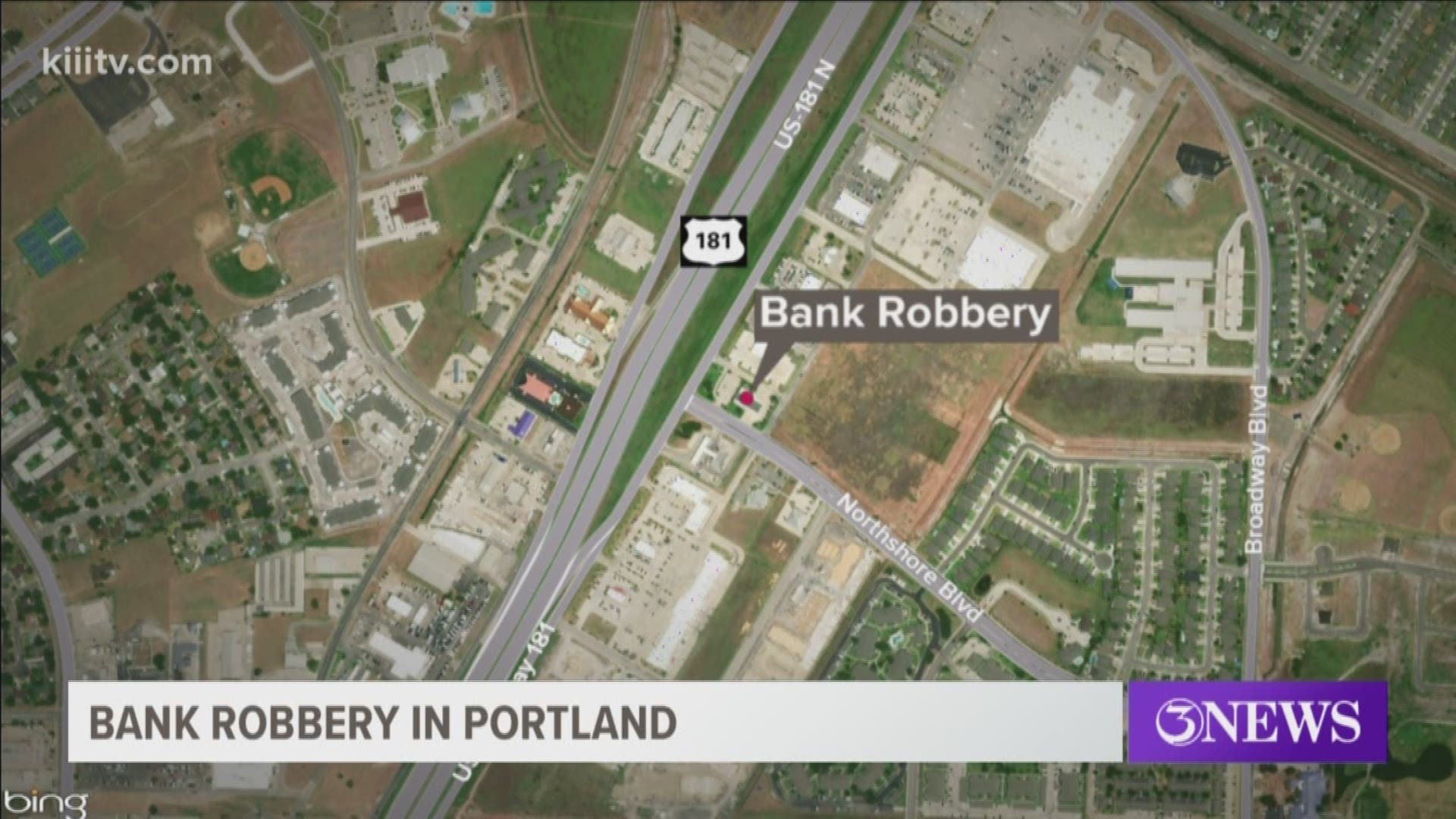 Police are investigating a bank robbery that happened in Portland, Texas, just after 12:30 p.m. Friday.
