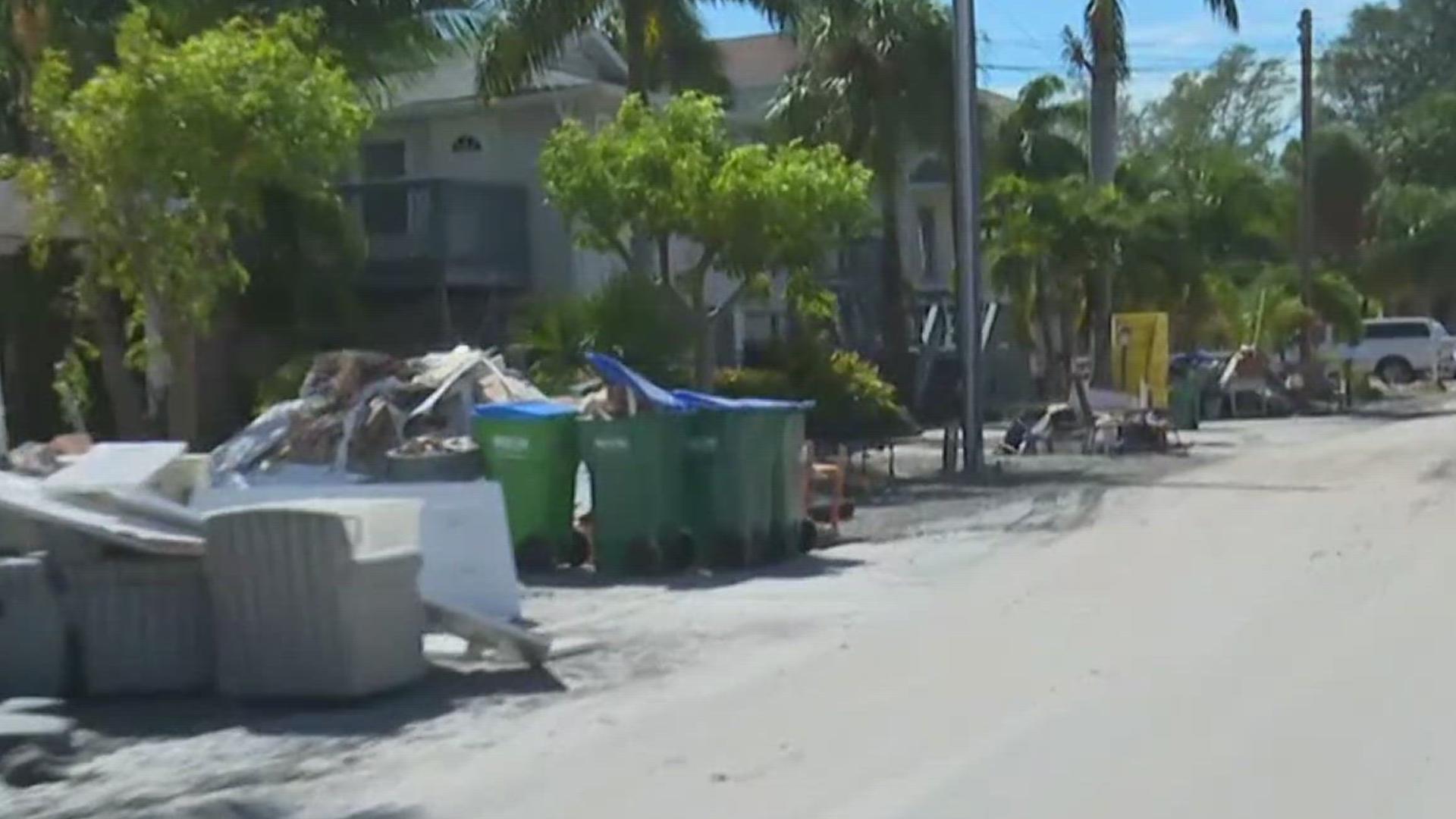 Most of the damage left by Helene wasn't from the wind or the rain, but rather the seven-foot storm surge.