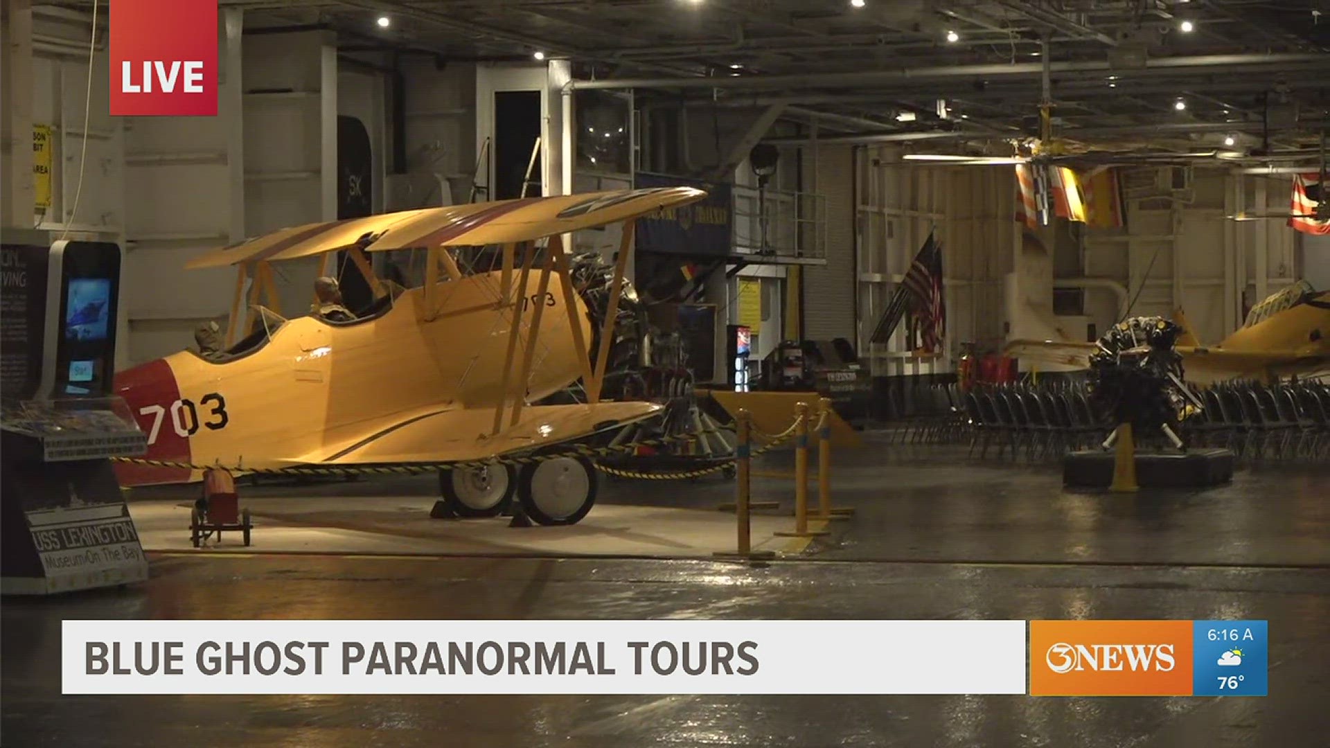 Explore some hotspots on The Blue Ghost during the tours, and hopefully make it out unscathed!