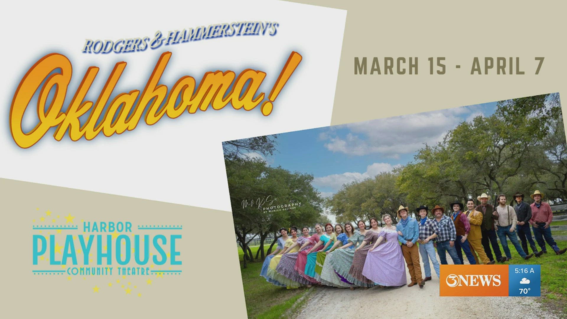 The family-friendly play is set to premier at the Harbor Playhouse Friday March 15! It is known for its boot dancing and stunning musical numbers.